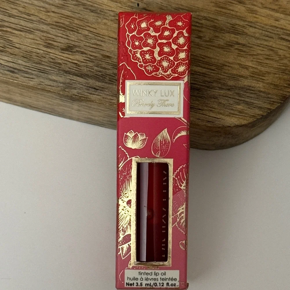 WINKY LUX Barely There Tinted Lip Oil - Flush NWT